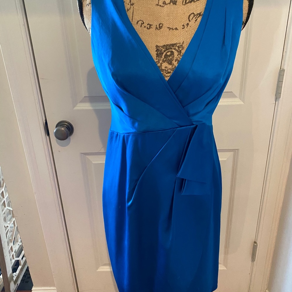 Gorgeous Nanette Lepore Blue silk dress